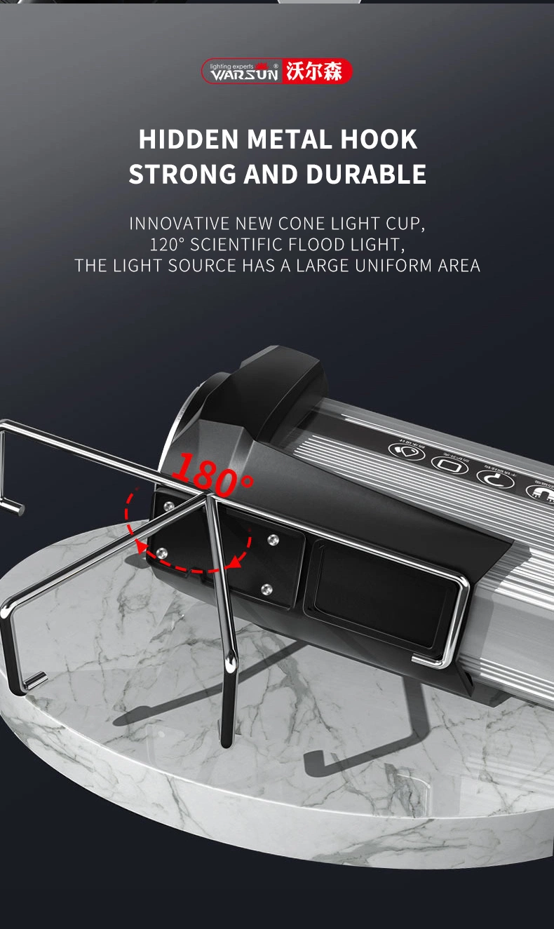 Warsun DJ60 1500 Lumen COB LED Working Light USB Type C Rechargeable Handheld Magnetic Inspection Work Light for Car Repair
